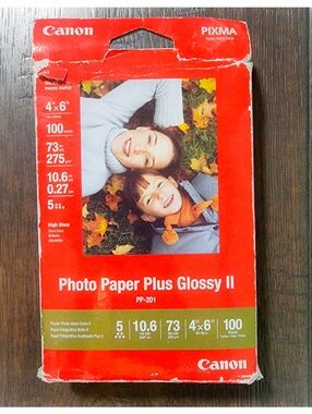 Canon PIXIMA 4x6 Photo Paper Plus Glossy II